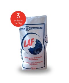 Detergente multiusos LAF 3x5kg | MallHabana