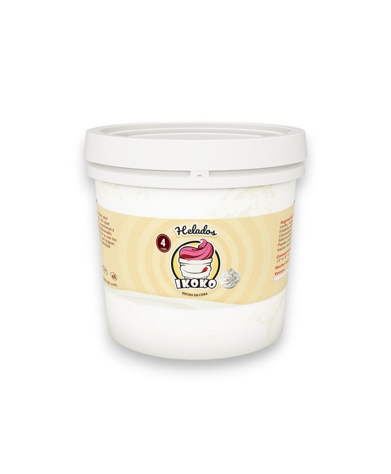 Helado sabor crema de leche 4L IKOKO | MallHabana