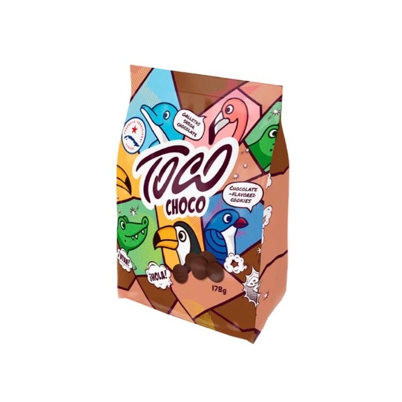 Galletas sabor chocolate 178gr TOCO | MallHabana