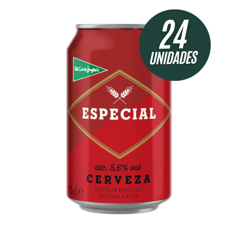 Cerveza rubia especial tipo lager 24u EL CORTE INGLÉS | MallHabana