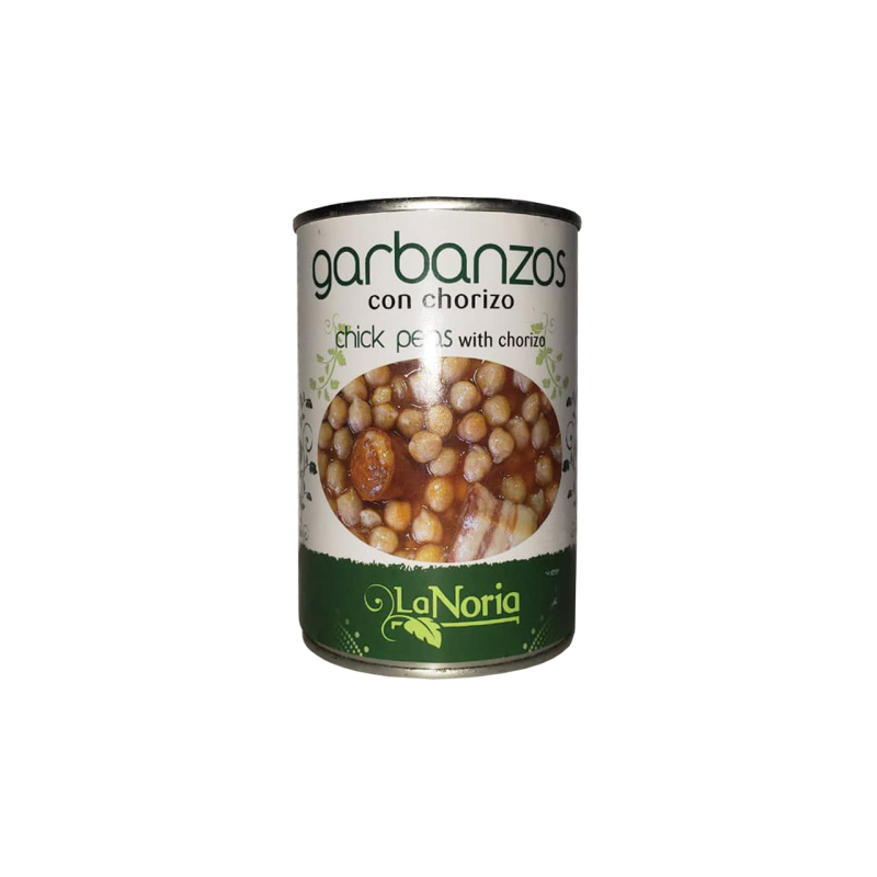 Garbanzos con chorizo 500gr LA NORIA | MallHabana