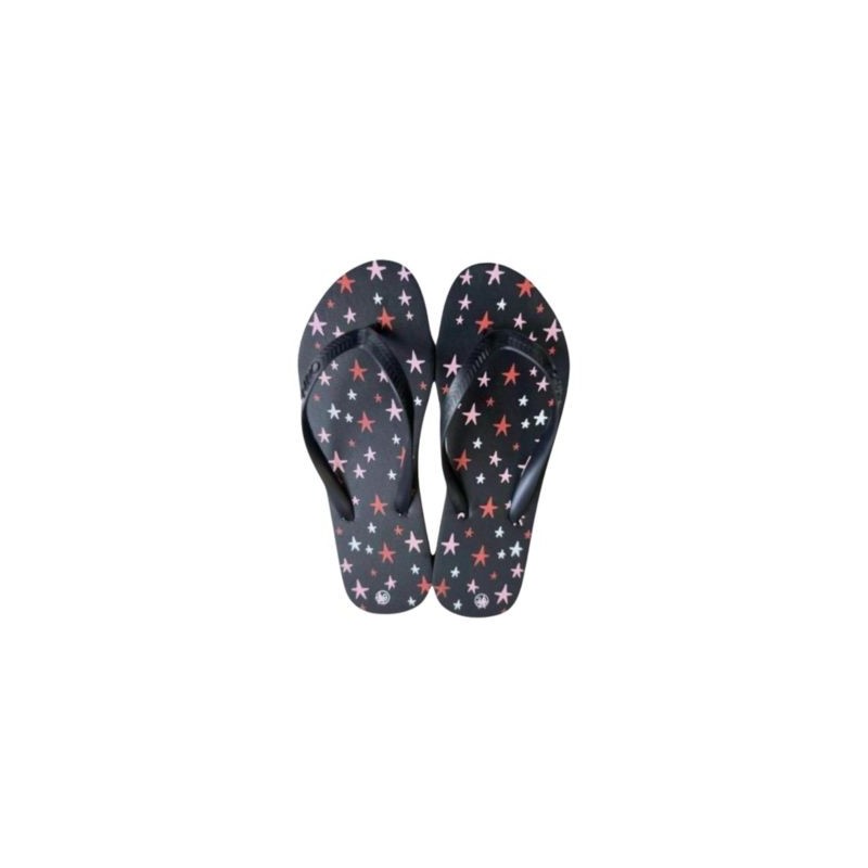 Chancletas de mujer (negras con estrellas) | Mallhabana