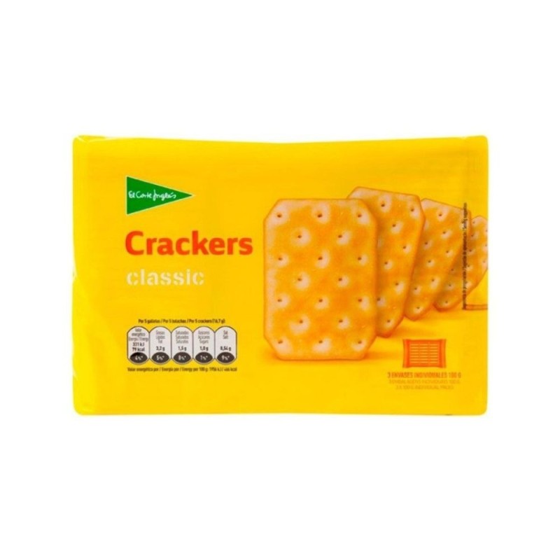 Crackers clásica 3x100g paquete 300 g EL CORTE INGLÉS| Envíos a Cuba con MallHabana Crackers clásica 3x100g paquete 300 g EL CORTE INGLÉS| Envíos a Cuba con MallHabana