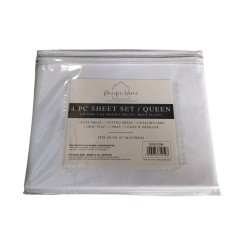 Juego de sábanas lisas 4 piezas Queen  | Envíos a Cuba MallHabana