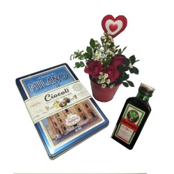 Todo por papà: Flores + bombones + licor | Envíos a Cuba Mallhabana