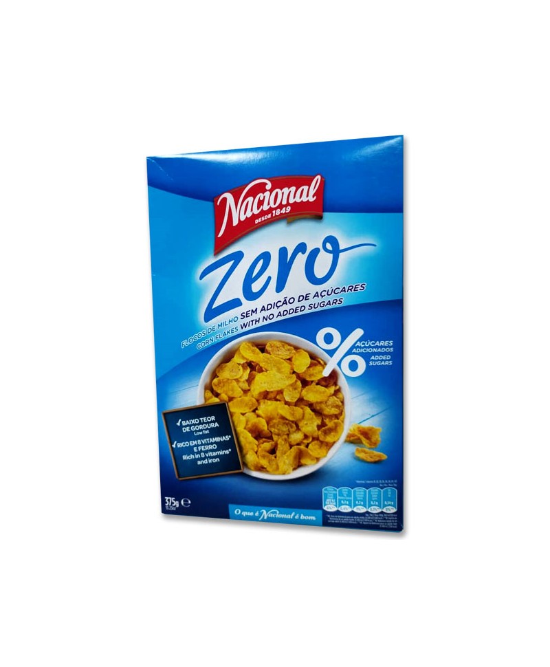 Cereal copos de maíz sin azúcar 375gr- NACIONAL